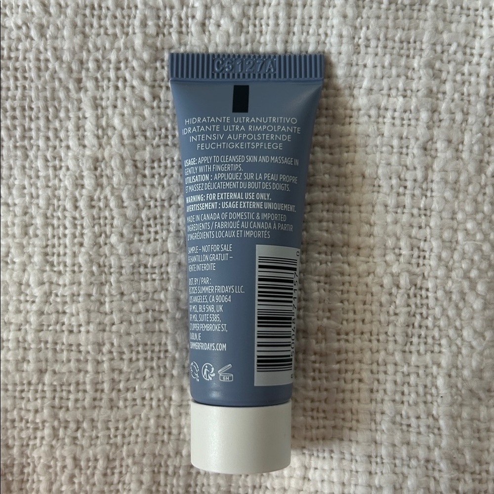 ⭐️ 5 for $20 - New Summer Fridays Rich Cushion Cream Sample - .34oz - Picture 2 of 4
